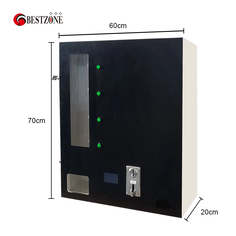 Coin Operated Mini Automatic Self-Service 24 Hours Vending Machine with Give Change Function