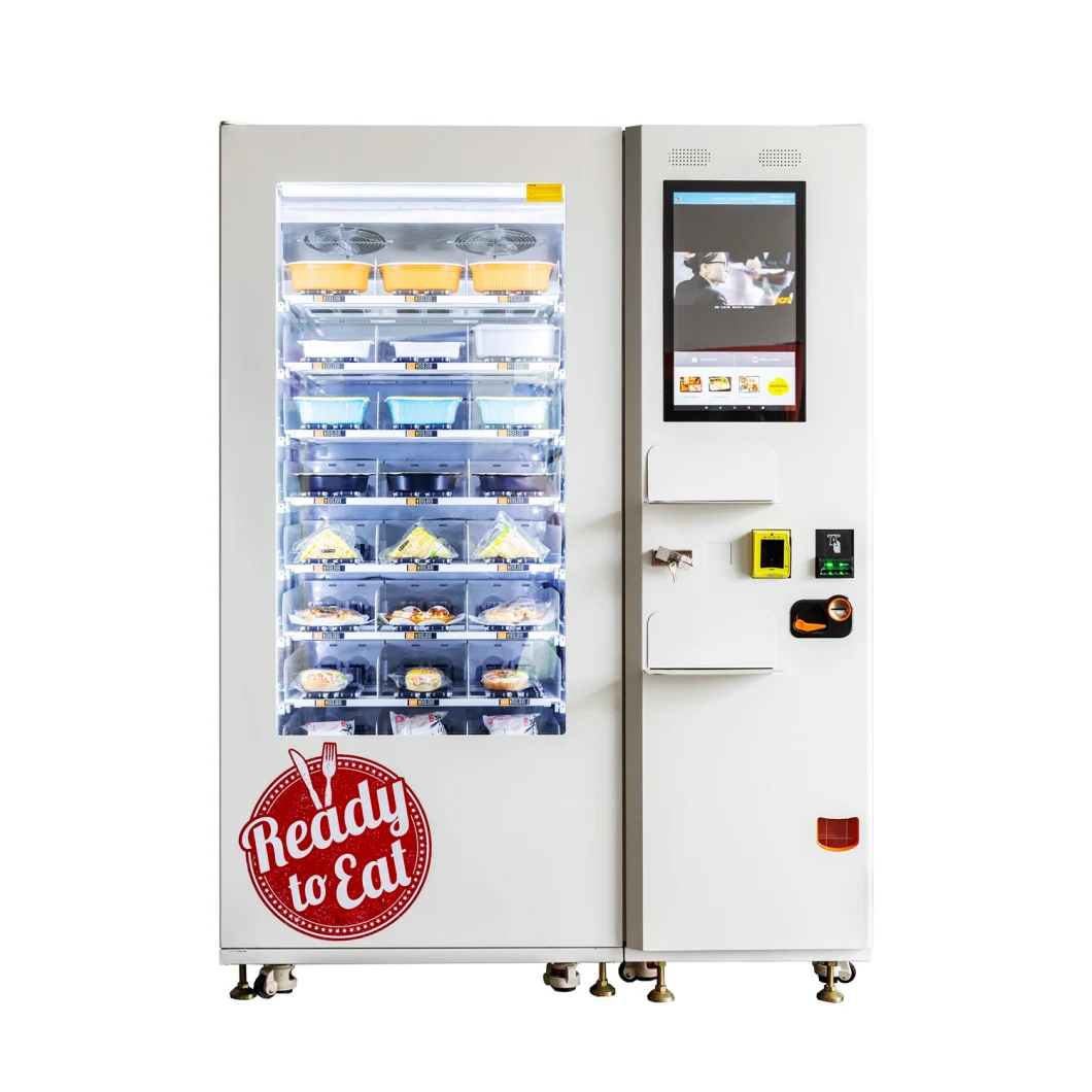 Xy Heated Hot Food Vending Machine Pizza Soup for Sale