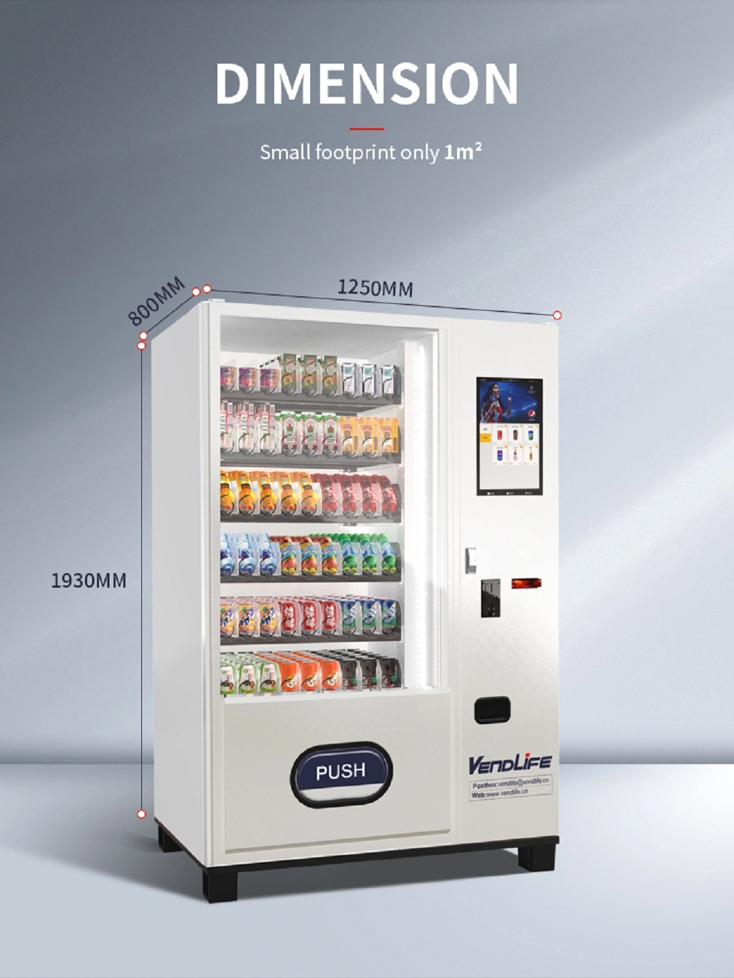 Vendlife Vending Machines with Locker Multifunctional Sale Food and Durex Condom Gumball Machine