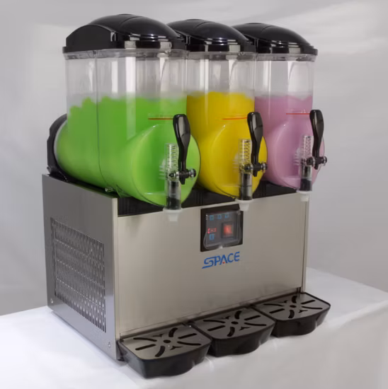 3 Tanks Slush Machine Tiefkühlgetränkeautomat für Unternehmen