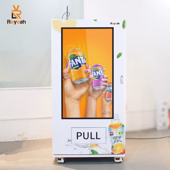 Japanischer Verkaufsautomat für kalte Speisen und Getränke mit Touch-LCD-Bildschirm