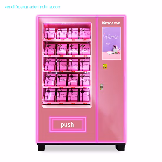 Benutzerdefinierte Kombi-Snacks Selbstgeschenk-Verkaufsautomat Hut Make-up Vendlife-Verkaufsautomat Cool