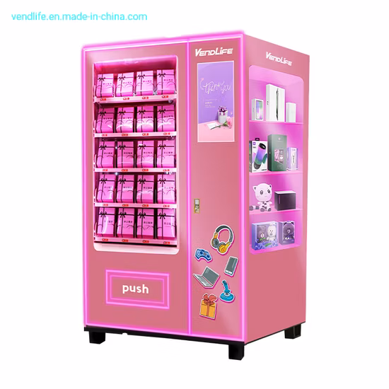 Japan Outside Beauty Vendlife-Verkaufsautomat Make-up-Nagellack-Wimpern-Qr-Zahlungs-LCD-Bildschirm Beauty-Verkaufsautomat