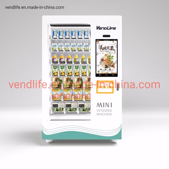 Vendlife Ads Verkaufsautomat für Snacksalat und Getränkeflasche mit Hebesystem im Hersteller